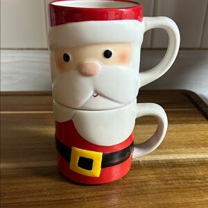 Hallmark Santa Claus Stackable Mug Set